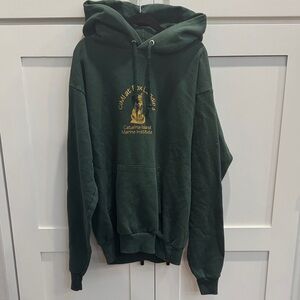 Hanes Dark Green Hoodie Sweater